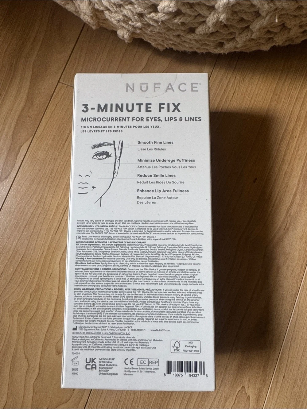 NuFACE FIX MicroWand Facial Toning Device -